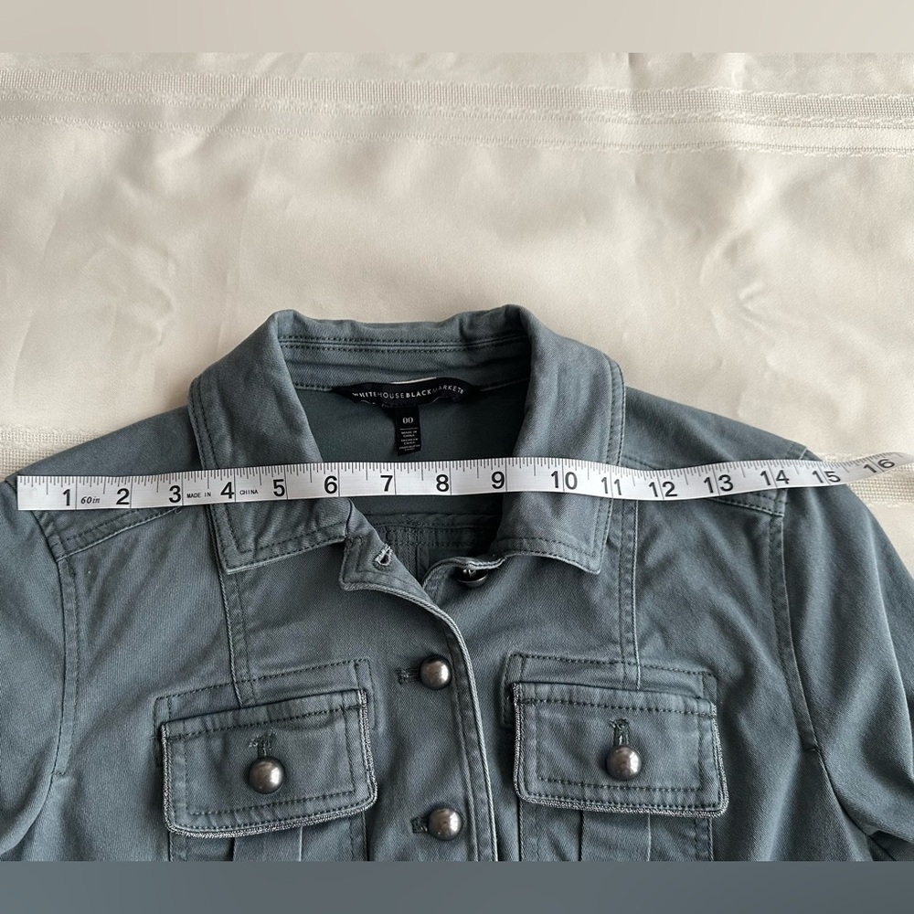 White House Black Market Slate Utility Jacket - Picture 8 of 16